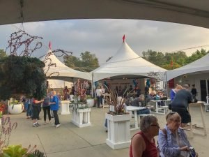 Waiting for the show to start at Bard on the Beach