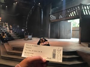 Pretty great seats at Bard on the Beach