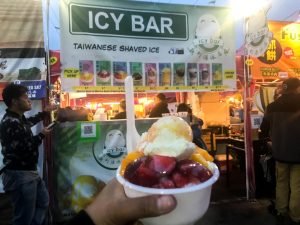 The mini Mango Strawberry Icy at the Icy Bar