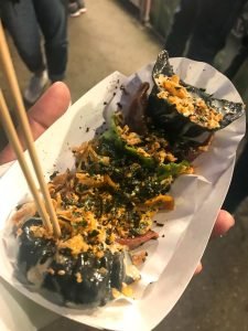The rainbow mixed dumplings at Dumpling Master - Richmond Night Market