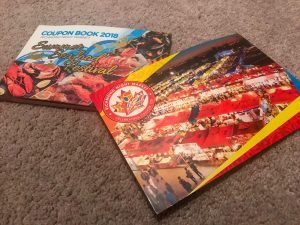 Coupon book and postcard from the Richmond Night Market