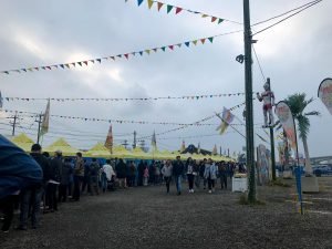 The line at the Richmond Night Market